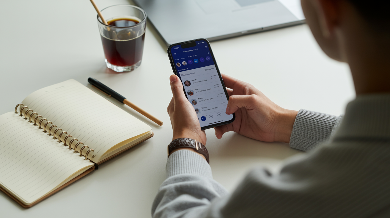 Indholdsskaber gennemgår Threads-følgervækst på smartphone, social media-strategi og profilvækst i 2026